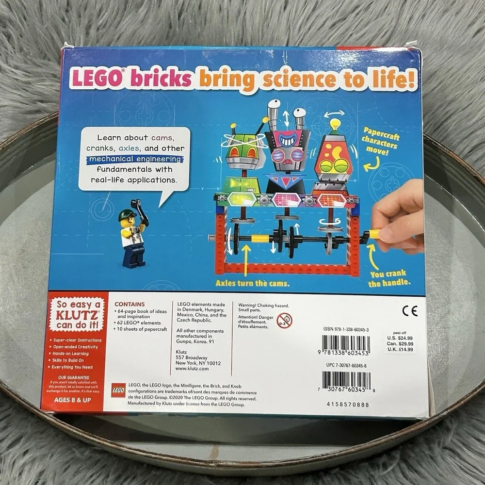 Lego Gear Bots w/Lego‎ Instruction Book Create 8 Different Machines
